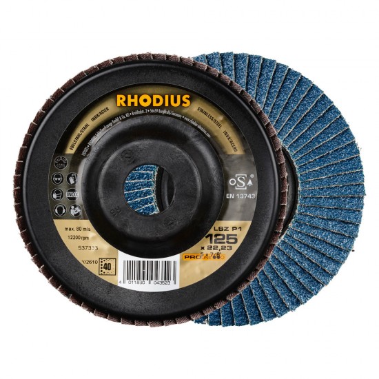 Lapel. šlif. disk. „Rhodius Lapel. šlif. disk. „Rhodius