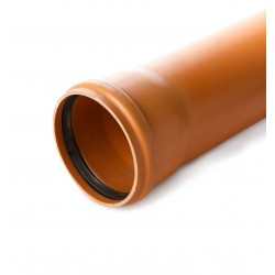 Lauko kanalizacijos vamzdis Wavin N klasė, d, 110-3.2-6000 mm