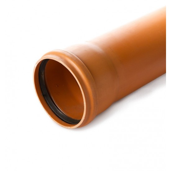 Lauko kanalizacijos vamzdis Wavin N klasė, d, 110-3.2-6000 mm