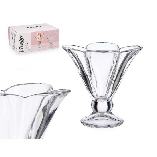 Ledainės stikl. 200ml 6vnt 41334 Ledainės stikl. 200ml 6vnt 41334