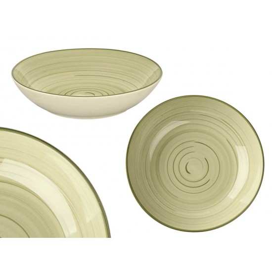 Lėkštė 21cm gili OLIVE SPIRAL