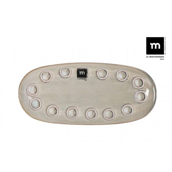 Lėkštė 25*12cm ovali GRIS MD