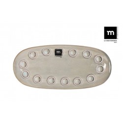 Lėkštė 25*12cm ovali GRIS MD