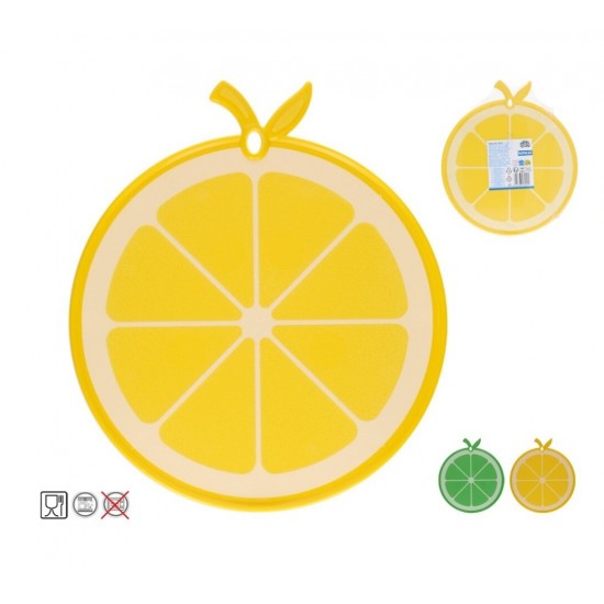 Lentelė pjaustymui plast. 27*0.6cm dekor LEMON