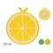 Lentelė pjaustymui plast. 27*0.6cm dekor LEMON