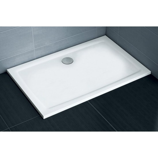 Lietas dušo padėklas Ravak Gigant Pro Flat, 100x80 baltas