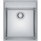 Lygiai su stalviršiumi/SlimTop montuojama nerūdijančio plieno plautuvė Franke Maris, MRX 210-40 TL
