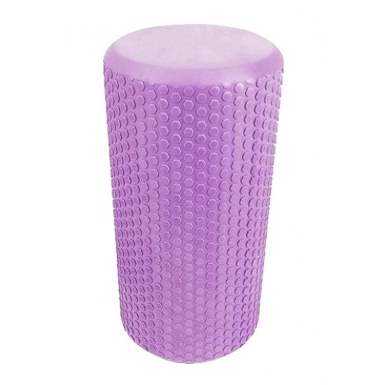 Masažinis jogos volas SANRO Foam roll 30*15cm Šviesiai violetinis