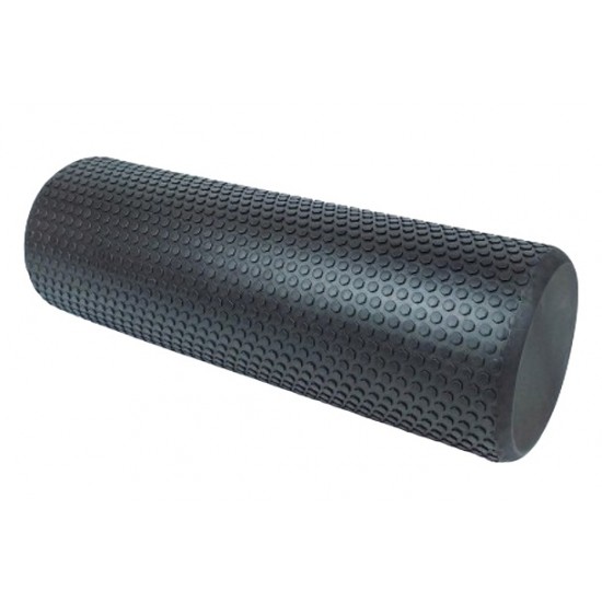 Masažinis jogos volas SANRO Foam roll 45*15cm Juodas