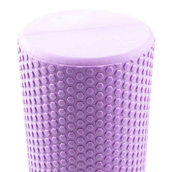 Masažinis jogos volas SANRO Foam roll 60*15cm Šviesiai violetinis