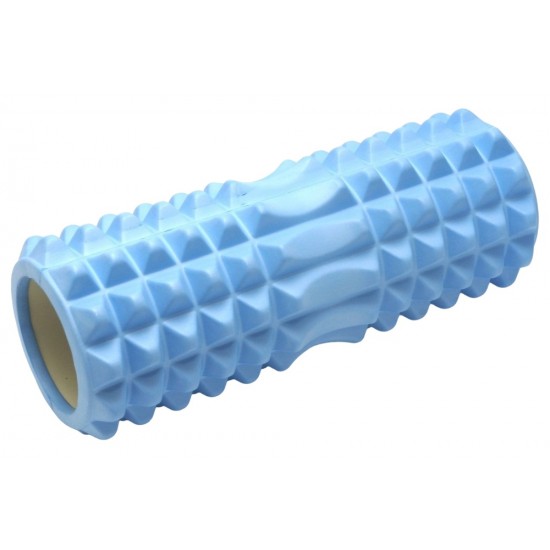 Masažinis jogos volas SANRO KP-233 PVC 14*33cm Žydras