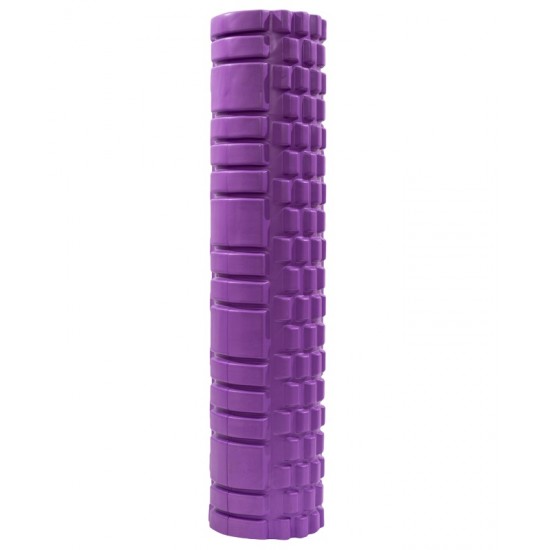 Masažinis jogos volas SANRO KP-260 14*60cm Violetinis