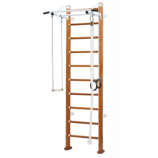 Medinė švediška gimnastikos sienelė SANRO D-3 232,5x64cm Medinė švediška gimnastikos sienelė SANRO D-3 232,5x64cm
