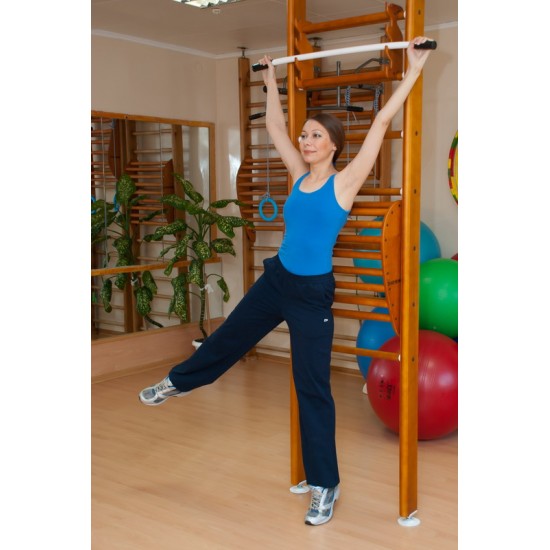 Medinė švediška gimnastikos sienelė STANDART D-7 230x64cm Medinė švediška gimnastikos sienelė STANDART D-7 230x64cm