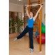 Medinė švediška gimnastikos sienelė STANDART D-7 230x64cm