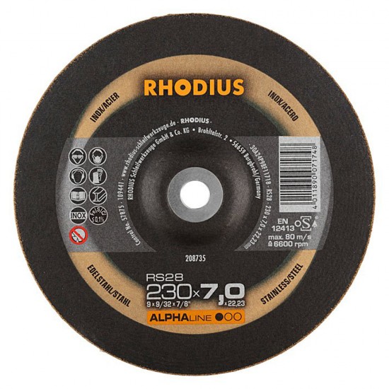 Met. šlif. diskas „RHODIUS Met. šlif. diskas „RHODIUS