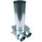 Metalinė dėžutė difuzoriui Prodmax, 2x75/125