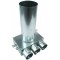 Metalinė dėžutė difuzoriui Prodmax, 3x75/125