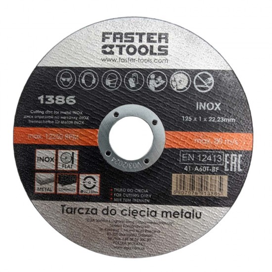 Metalo pjov. diskas 125x1x22 mm Metalo pjov. diskas 125x1x22 mm