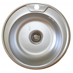 Nerūdijančio plieno plautuvė D4949UA 0.6mm  DEKOR su sifonu
