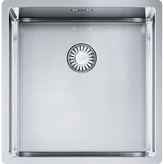 Nerūdijančio plieno plautuvė Franke Box, BXX 210/110-40, rankinis ventilis Nerūdijančio plieno plautuvė Franke Box, BXX 210/110-40, rankinis ventilis