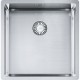 Nerūdijančio plieno plautuvė Franke Box, BXX 210/110-40, rankinis ventilis Nerūdijančio plieno plautuvė Franke Box, BXX 210/110-40, rankinis ventilis