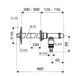 Neužšąlantis sodo kranas Schell, Polar II