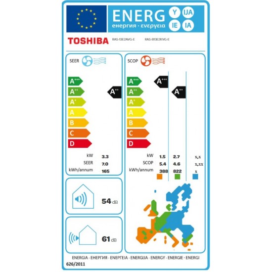 Oro kondicionierius Toshiba Seiya Plus 3,3/3,6kW