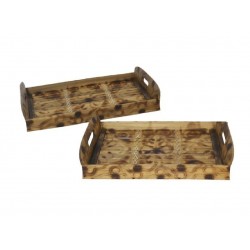 Padėklas med. 34*22.5*5cm NATURAL