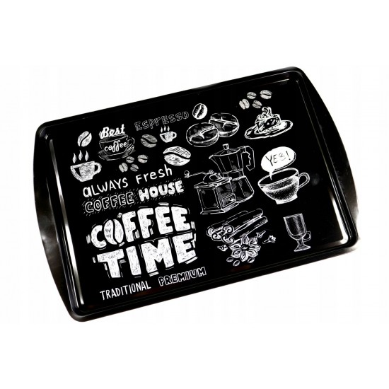 Padėklas met. 37*24cm COFFEE Padėklas met. 37*24cm COFFEE