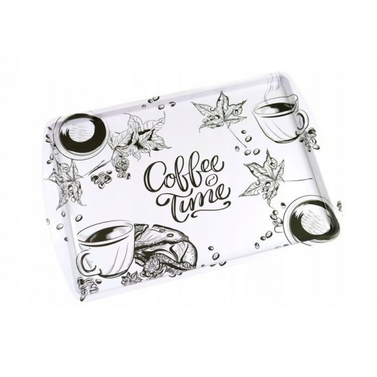Padėklas met. 37*24cm COFFEE B