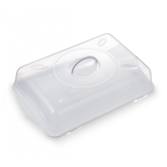 Padėklas plast. 40*29*10cm su dangčiu 3908
