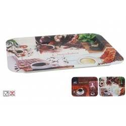 Padėklas plast. 40*30cm 29097 COFFEE