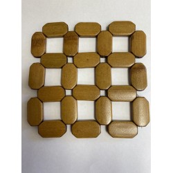 Padėkliukas bambukinis 12*12cm 48009