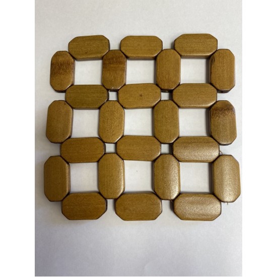 Padėkliukas bambukinis 12*12cm 48009