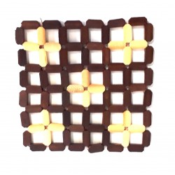 Padėkliukas bambukinis 15*15cm Z002