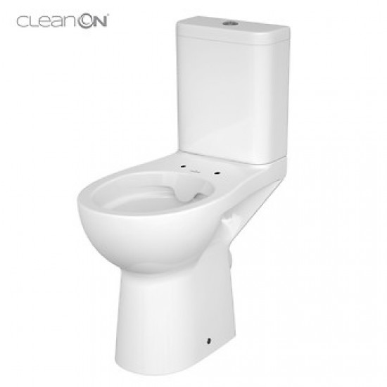 Pastatomas WC Cersanit Etiuda, su CleanOn, paaukštintas, be dangčio