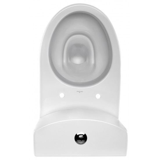 Pastatomas WC Cersanit, Parva su kietu dangčiu, vertikalus pajungimas Pastatomas WC Cersanit, Parva su kietu dangčiu, vertikalus pajungimas
