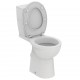 Pastatomas WC Ideal Standard Eurovit, paaukštintas, su dangčiu