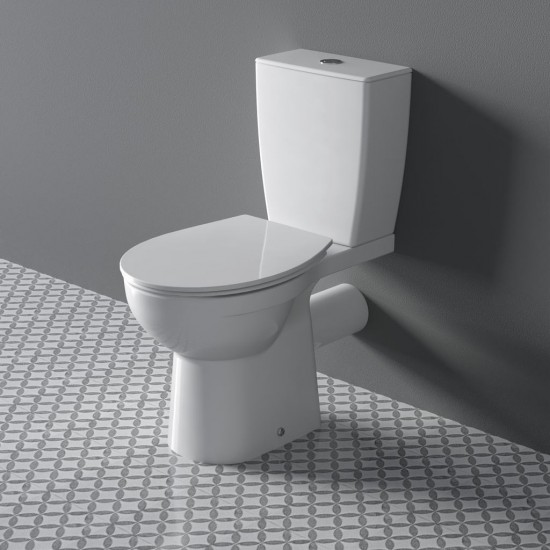 Pastatomas WC Ideal Standard Eurovit, paaukštintas, su dangčiu