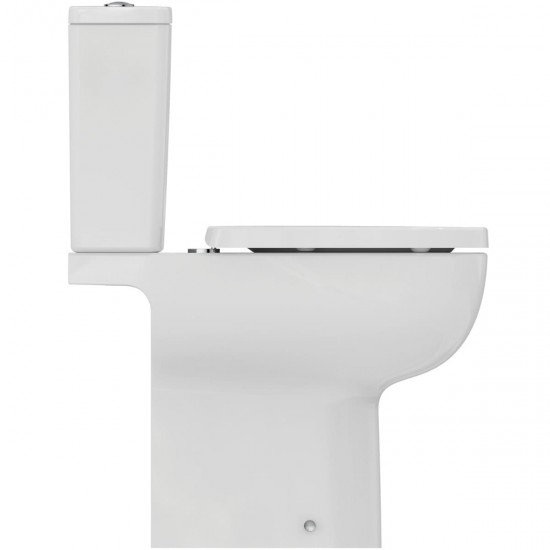 Pastatomas WC Ideal Standard i.life A RimsLS+, paaukštintas, su bakeliu ir lėtai nusileidžiančiu dangčiu