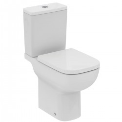 Pastatomas WC Ideal Standard i.life A RimsLS+, paaukštintas, su bakeliu ir lėtai nusileidžiančiu dangčiu