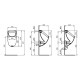 Pisuaras Ideal Standard Connect, blizgus Pisuaras Ideal Standard Connect, blizgus