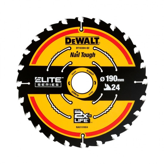 Pjov. diskas medienai DeWalt ELITE CSB 190x30mm 24T Pjov. diskas medienai DeWalt ELITE CSB 190x30mm 24T