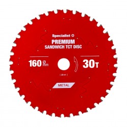 Pjovimo diskas 160x30Tx20mm, Sandwich PREMIUM, SPECIALIST+