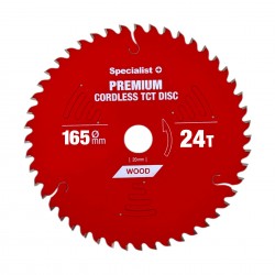 Pjovimo diskas 165x24Tx20mm, Cordless PREMIUM, SPECIALIST+