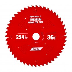 Pjovimo diskas 254x36Tx30mm, Wood PREMIUM, SPECIALIST+