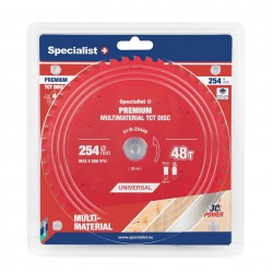 Pjovimo diskas 254x48Tx30mm, Multimaterial PREMIUM, SPECIALIST+