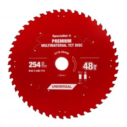 Pjovimo diskas 254x48Tx30mm, Multimaterial PREMIUM, SPECIALIST+