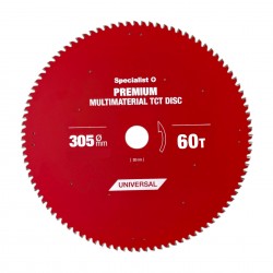 Pjovimo diskas 305x60Tx30mm, Multimaterial PREMIUM, SPECIALIST+